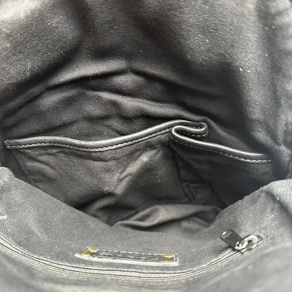 Fossil | Women | Black Soft Leather Minimal Mini Backpack Purse | One Size